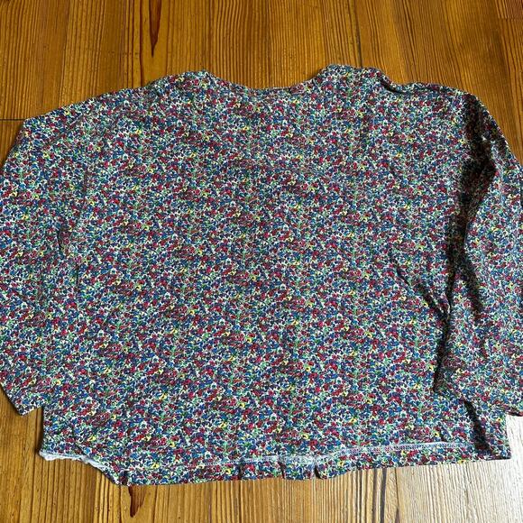 Abernathy Sport floral cotton button up grandmacore cardigan SIZE M - Picture 4 of 4